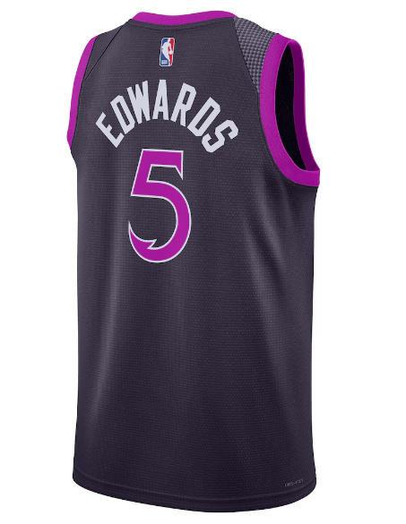 Anthony Edwards Purple Jersey