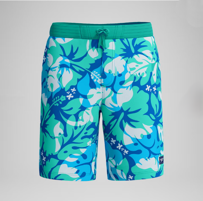 Printed 20'' Bondi Swim Shorts Turquoise/Blue