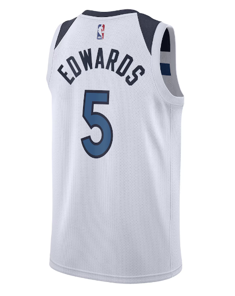 Anthony Edwards White Jersey