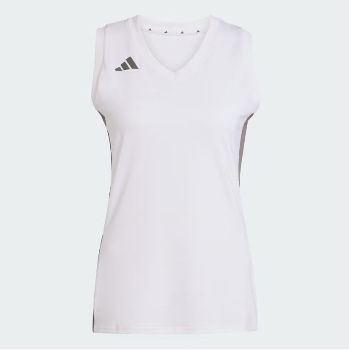 Camisola de voleibol sem mangas Quickset White