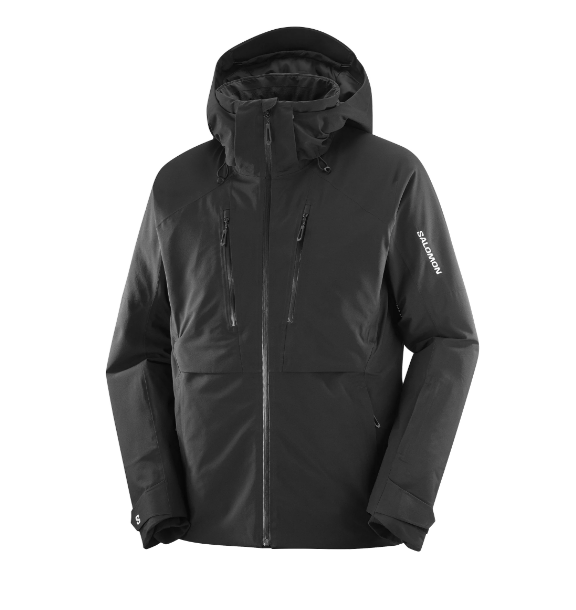 BRILLIANT Insulated Hooded Jacket Black